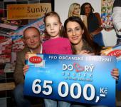 Předávání šeku o.s. DObrý skutek od spol. Le co