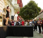 Moderace slavnostního otevření butiku Paradis fashion, Pardubice